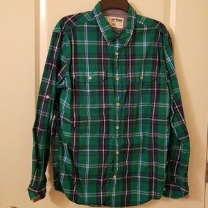 Men's Urban Pipeline Green Plaid Shirt